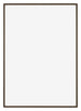 New York Aluminium Photo Frame 67x98cm Walnut Structure Front | Yourdecoration.com