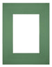 Passe Partout 18x24cm Carton Green Forest Edge Straight Front | Yourdecoration.com