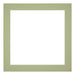 Passe Partout 20x20cm Carton Mint Green Edge 4cm Straight Front | Yourdecoration.com