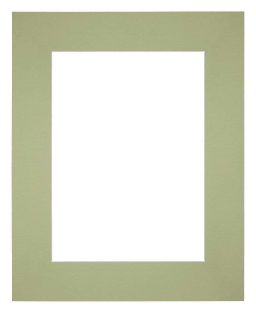 Passe Partout 20x25cm Carton Mint Green Edge Straight Front | Yourdecoration.com