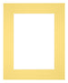 Passe Partout 20x25cm Carton Yellow Edge Straight Front | Yourdecoration.com
