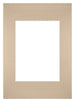 Passe Partout 20x28cm Carton Beige Edge Straight Front | Yourdecoration.com