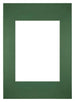 Passe Partout 20x28cm Carton Green Forest Edge Straight Front | Yourdecoration.com