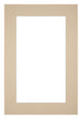 Passe Partout 20x30cm Carton Beige Edge 5cm Straight Front | Yourdecoration.com