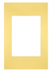Passe Partout 20x30cm Carton Yellow Edge Straight Front | Yourdecoration.com