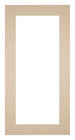Passe Partout 20x40cm Carton Beige Edge 5cm Straight Front | Yourdecoration.com