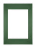 Passe Partout 21x297cm A4/A5 Carton Green Forest Edge Straight Front | Yourdecoration.com