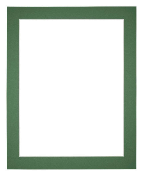 Passe Partout 24x30cm Carton Green Forest Edge 4cm Straight Front | Yourdecoration.com