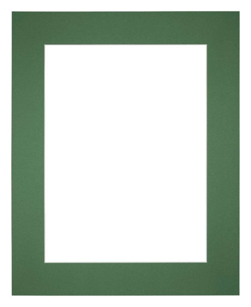 Passe Partout 24x30cm Carton Green Forest Edge 6cm Straight Front | Yourdecoration.com