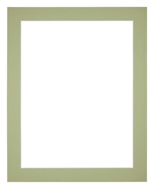 Passe Partout 24x30cm Carton Mint Green Edge 4cm Straight Front | Yourdecoration.com