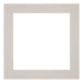 Passe Partout 25x25cm Carton Gray Gray Edge 5cm Straight Front | Yourdecoration.com