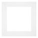 Passe Partout 25x25cm Carton White Edge 6cm Straight Front | Yourdecoration.com