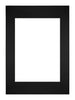 Passe Partout 297x42cm A3/A4 Carton Black Edge Straight Front | Yourdecoration.com