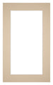 Passe Partout 30x50cm Carton Beige Edge 5cm Straight Front | Yourdecoration.com