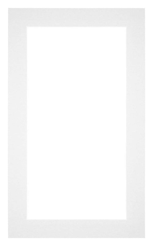 Passe Partout 30x50cm Carton White Edge 4cm Straight Front | Yourdecoration.com