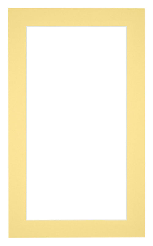 Passe Partout 30x50cm Carton Yellow Edge 4cm Straight Front | Yourdecoration.com