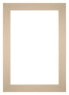 Passe Partout 35x50cm Carton Beige Edge 6cm Straight Front | Yourdecoration.com