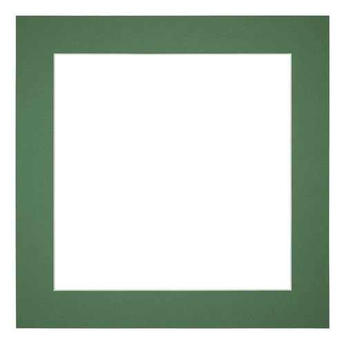 Passe Partout 40x40cm Carton Green Forest Edge 5cm Straight Front | Yourdecoration.com