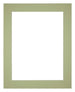 Passe Partout 40x50cm Carton Mint Green Edge 5cm Straight Front | Yourdecoration.com