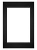 Passe Partout 40x60cm Carton Black Edge Straight Front | Yourdecoration.com
