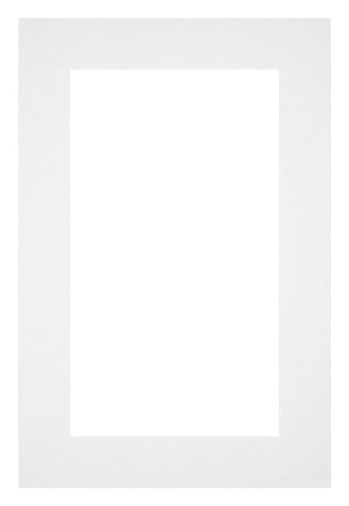 Passe Partout 40x60cm Carton White Edge 5cm Straight Front | Yourdecoration.com