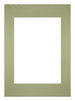 Passe Partout 42x 59-4cm A2/A3 Carton Mint Green Edge Straight Front | Yourdecoration.com