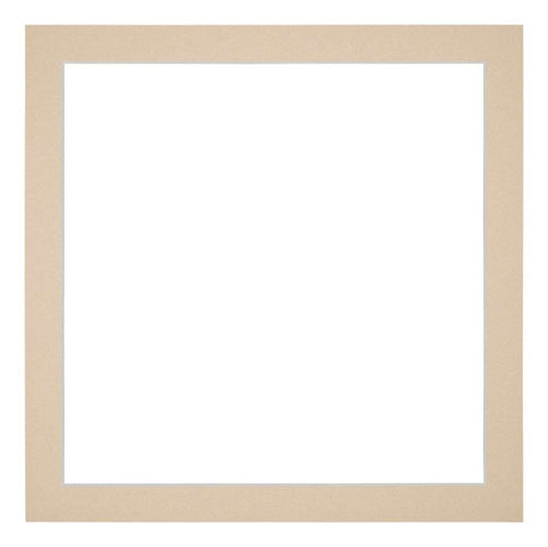 Passe Partout 45x45cm Carton Beige Edge 3cm Straight Front | Yourdecoration.com