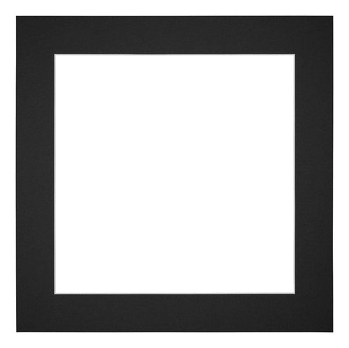 Passe Partout 45x45cm Carton Black Edge 5cm Straight Front | Yourdecoration.com
