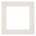 Passe Partout 45x45cm Carton Light Gray Edge 6cm Straight Front | Yourdecoration.com