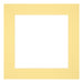 Passe Partout 45x45cm Carton Yellow Edge 6cm Straight Front | Yourdecoration.com