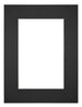 Passe Partout 45x60cm Carton Black Edge 6cm Straight Front | Yourdecoration.com