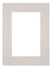 Passe Partout 45x60cm Carton Gray Gray Edge 6cm Straight Front | Yourdecoration.com