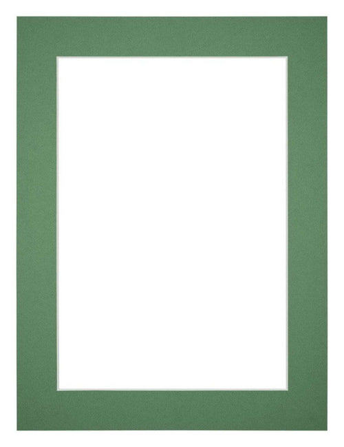 Passe Partout 45x60cm Carton Green Forest Edge 4cm Straight Front | Yourdecoration.com