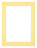 Passe Partout 45x60cm Carton Yellow Edge 4cm Straight Front | Yourdecoration.com