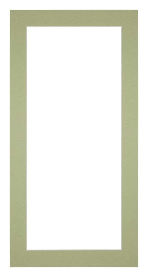 Passe Partout 45x80cm Carton Mint Green Edge 4cm Straight Front | Yourdecoration.com