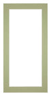 Passe Partout 45x80cm Carton Mint Green Edge 4cm Straight Front | Yourdecoration.com