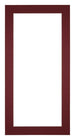 Passe Partout 45x80cm Carton Wine Red Edge 4cm Straight Front | Yourdecoration.com