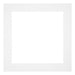 Passe Partout 55x55cm Carton White Edge 5cm Straight Front | Yourdecoration.com