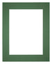 Passe Partout 56x71cm Carton Green Forest Edge 6cm Straight Front | Yourdecoration.com