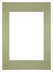 Passe Partout 59-4x84cm A1/A2 Carton Mint Green Edge Straight Front | Yourdecoration.com