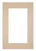 Passe Partout 61x915cm Carton Beige Edge 6cm Straight Front | Yourdecoration.com