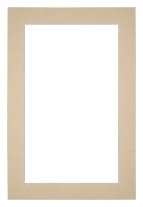Passe Partout 62x93cm Carton Beige Edge 4cm Straight Front | Yourdecoration.com