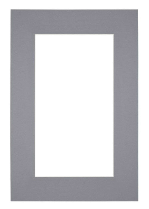Passe Partout 62x93cm Carton Gray Edge 6cm Straight Front | Yourdecoration.com