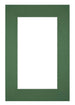 Passe Partout 62x93cm Carton Green Forest Edge 6cm Straight Front | Yourdecoration.com