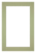 Passe Partout 62x93cm Carton Mint Green Edge 4cm Straight Front | Yourdecoration.com
