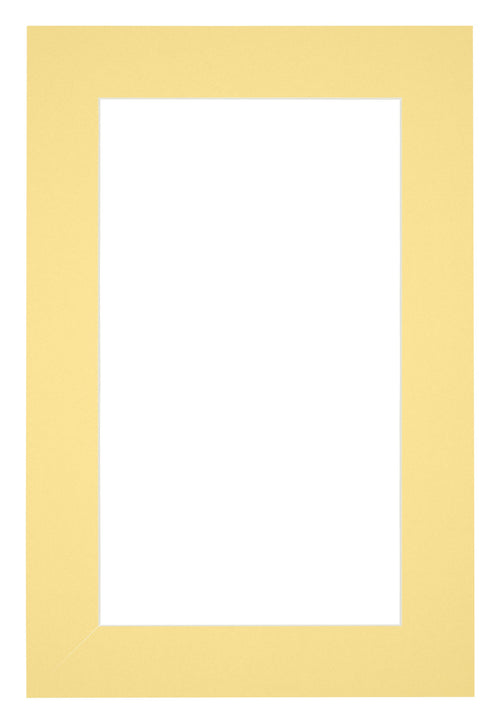 Passe Partout 62x93cm Carton Yellow Edge 5cm Straight Front | Yourdecoration.com