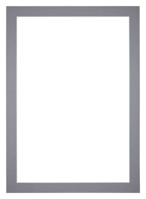 Passe Partout 70x100cm Carton Gray Edge 4cm Straight Front | Yourdecoration.com