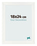 Photo Frame 18x24cm White Vintage MDF Pisa Front Size | Yourdecoration.com