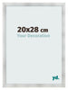 Photo Frame 20x28cm Aluminum Brushed MDF Pisa Front Size | Yourdecoration.com