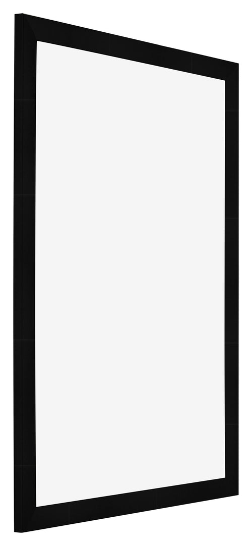 Photo Frame 20x28cm Black Silver Polished MDF Pisa Front Oblique | Yourdecoration.com